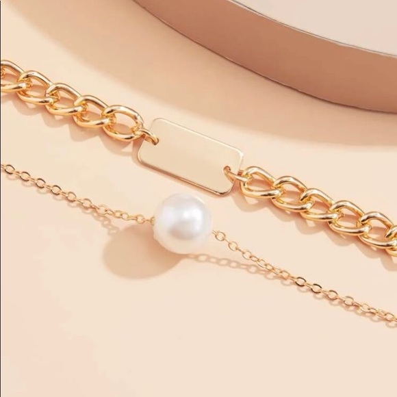 👑NEW WOMEN’S LAYERED GOLD NECKLACE! - Picture 4 of 4